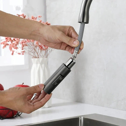 SpülPro | Hochdruck-Küchenhahn mit herausziehbarer Dusche