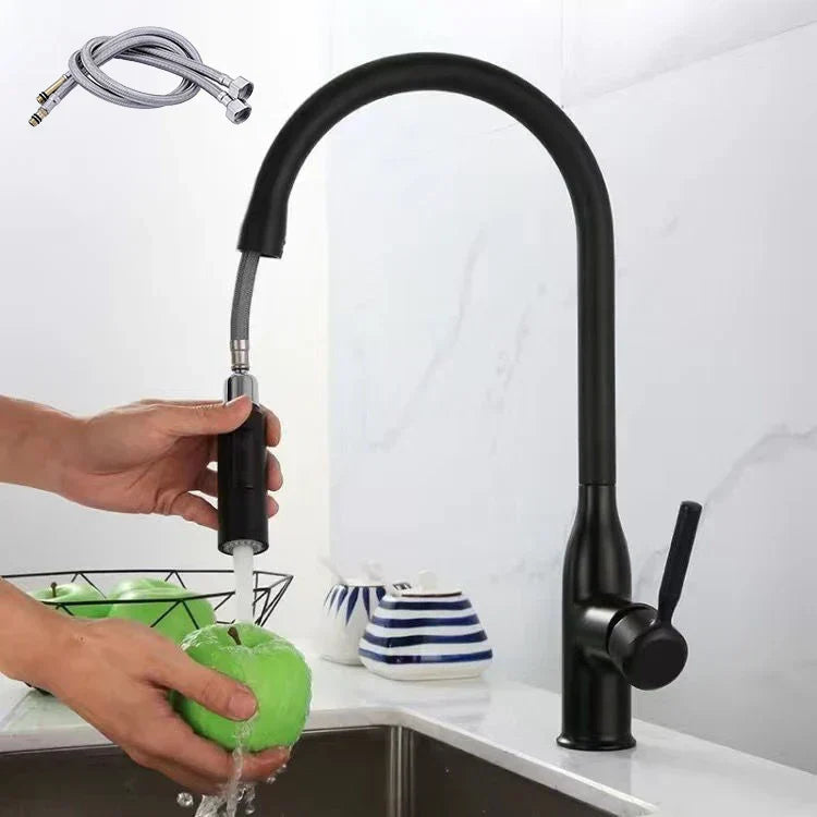 SpülPro | Hochdruck-Küchenhahn mit herausziehbarer Dusche