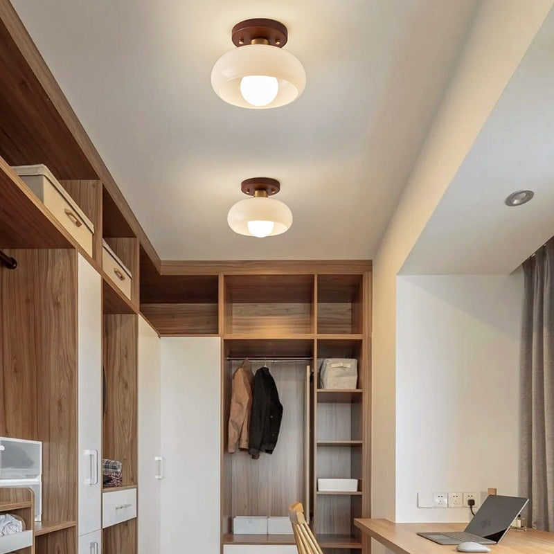 Quartzel | Französische Bauhaus-Deckenlampe in Creme für Zuhause 3