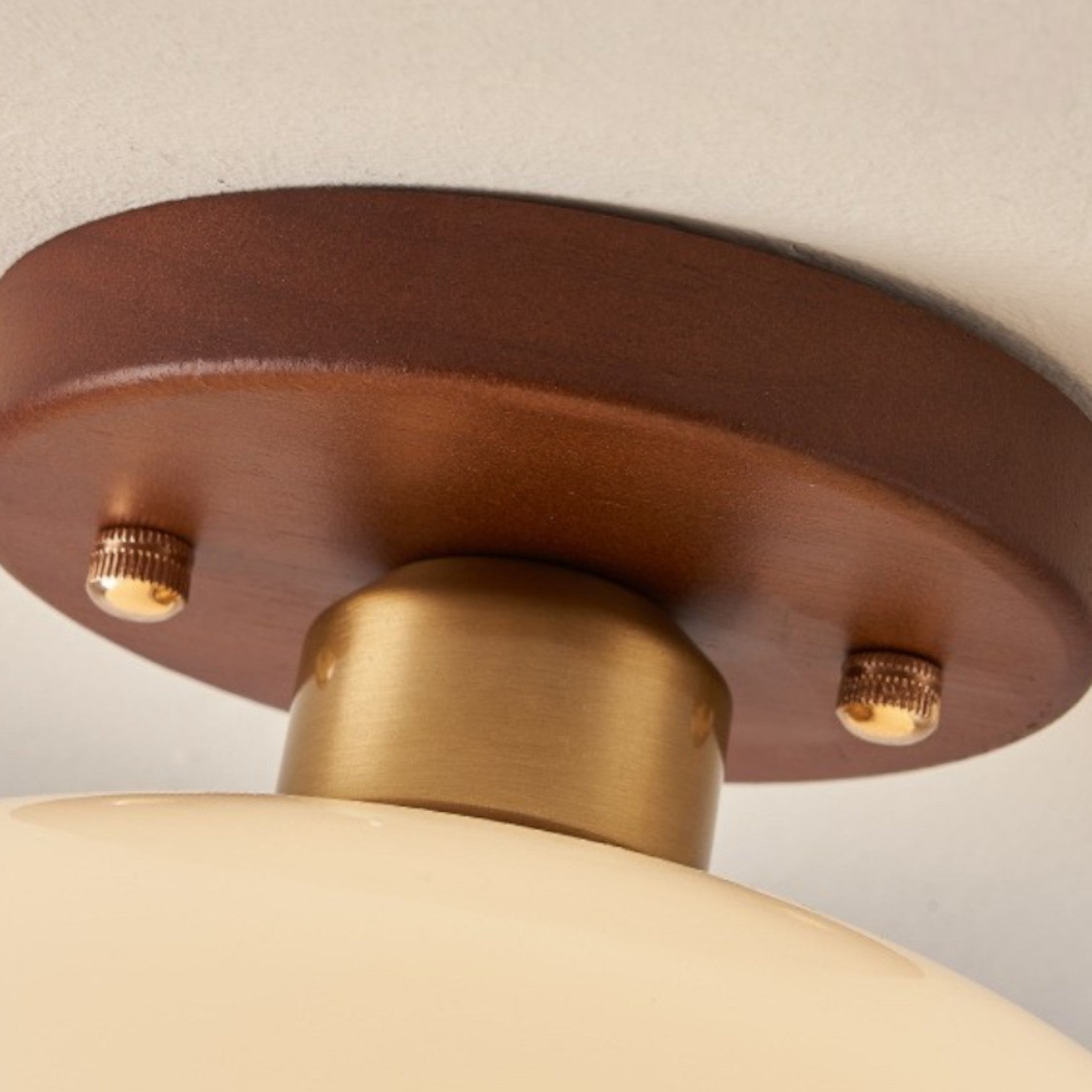 Quartzel | Französische Bauhaus-Deckenlampe in Creme für Zuhause 4
