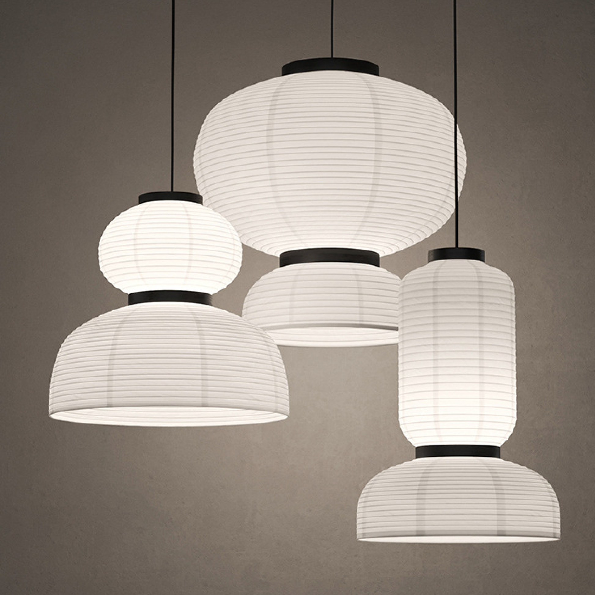 QuietGlow | Moderne japanische Wabi Sabi Pendelleuchte 7