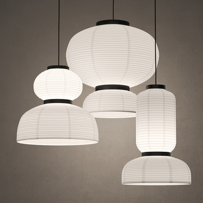 QuietGlow | Moderne japanische Wabi Sabi Pendelleuchte 7