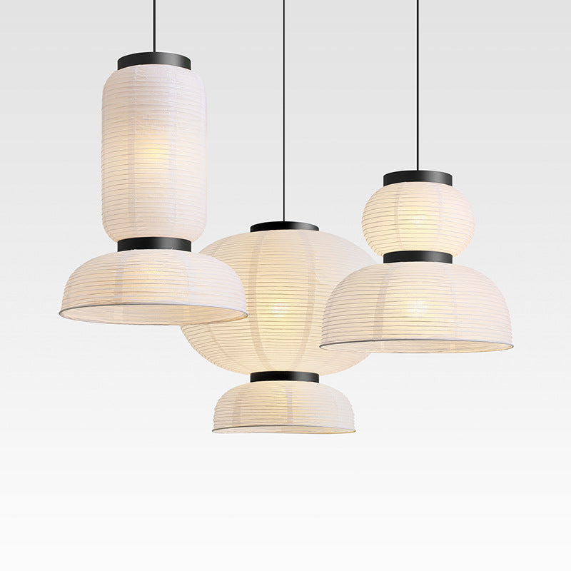 QuietGlow | Moderne japanische Wabi Sabi Pendelleuchte 8