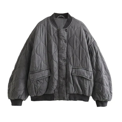 Quinn | Warme Damen Puffer Winterjacke mit lockerem Schnitt und Komfort 0