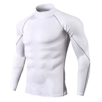 Herren Kompressions-T-Shirt Atmungsaktiv Schnell Trocknend Elastisch für Sport-4