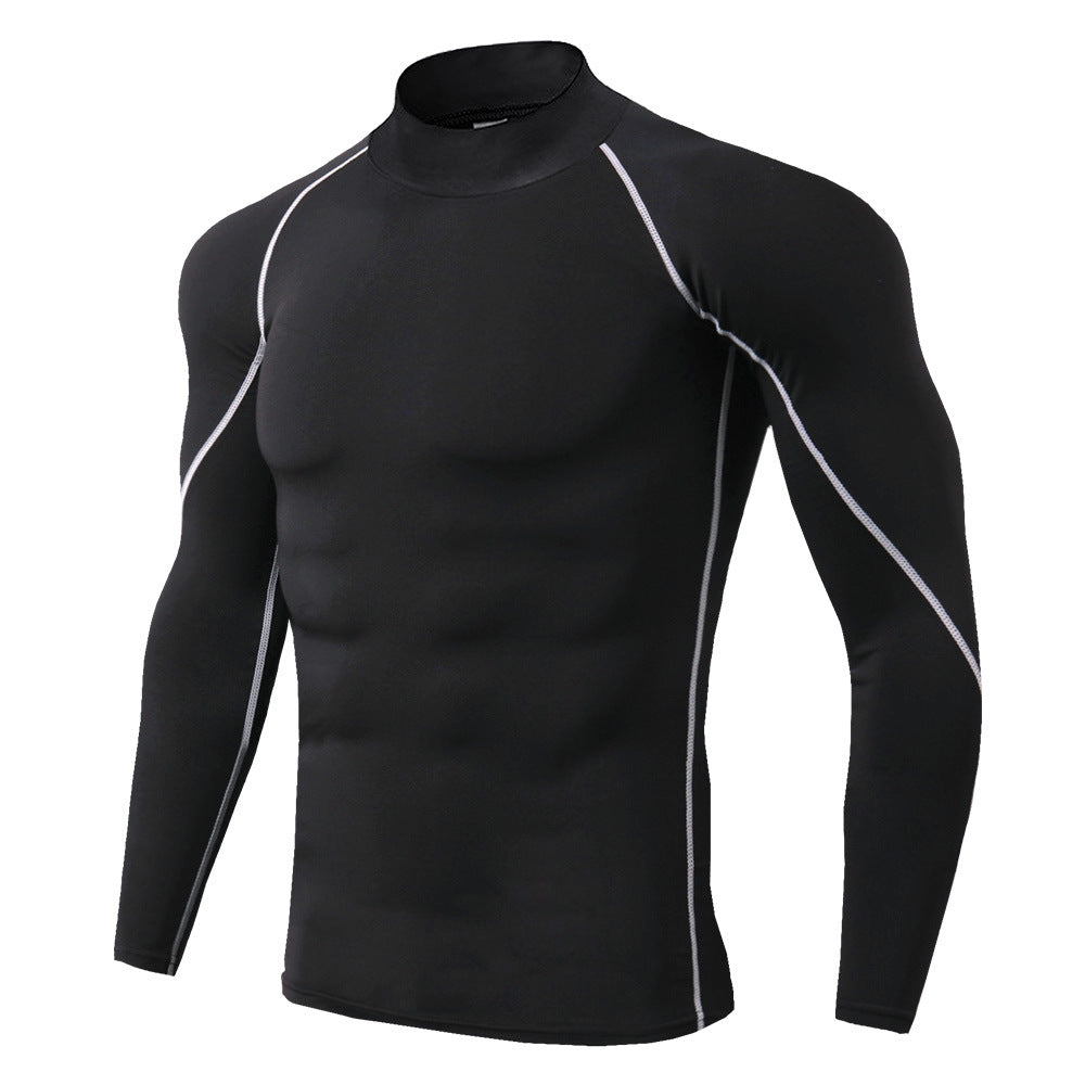 Herren Kompressions-T-Shirt Atmungsaktiv Schnell Trocknend Elastisch für Sport-1