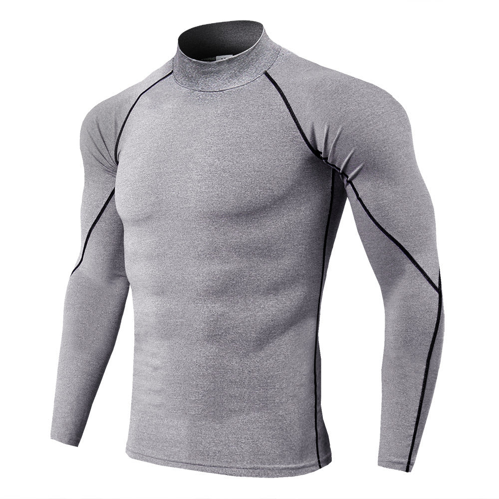 Herren Kompressions-T-Shirt Atmungsaktiv Schnell Trocknend Elastisch für Sport-5