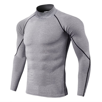 Herren Kompressions-T-Shirt Atmungsaktiv Schnell Trocknend Elastisch für Sport-5