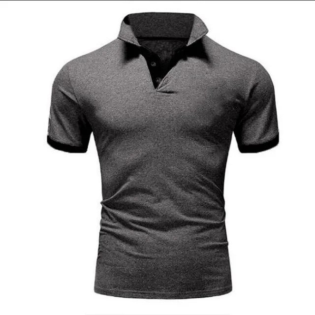 Variant image for Herren Poloshirt Schwarz Größe M Baumwolle Atmungsaktiv-57
