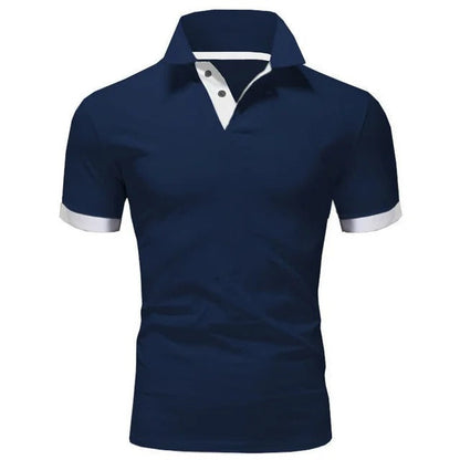 Variant image for Herren Poloshirt Schwarz Größe M Baumwolle Atmungsaktiv-15