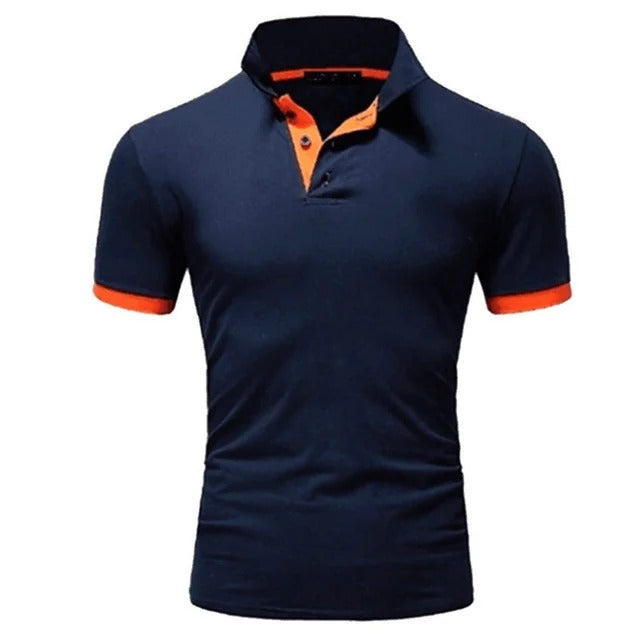 Variant image for Herren Poloshirt Schwarz Größe M Baumwolle Atmungsaktiv-29