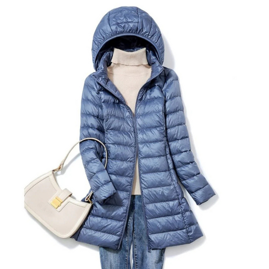 Rose | Stylische Damen Winter Pufferjacke mit Kapuze – Kuschelig warm 0