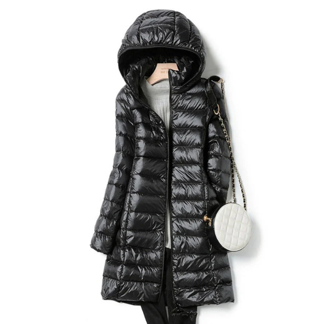 Rose | Stylische Damen Winter Pufferjacke mit Kapuze – Kuschelig warm 2