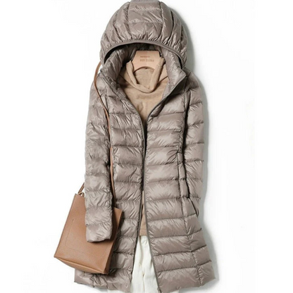Rose | Stylische Damen Winter Pufferjacke mit Kapuze – Kuschelig warm 5