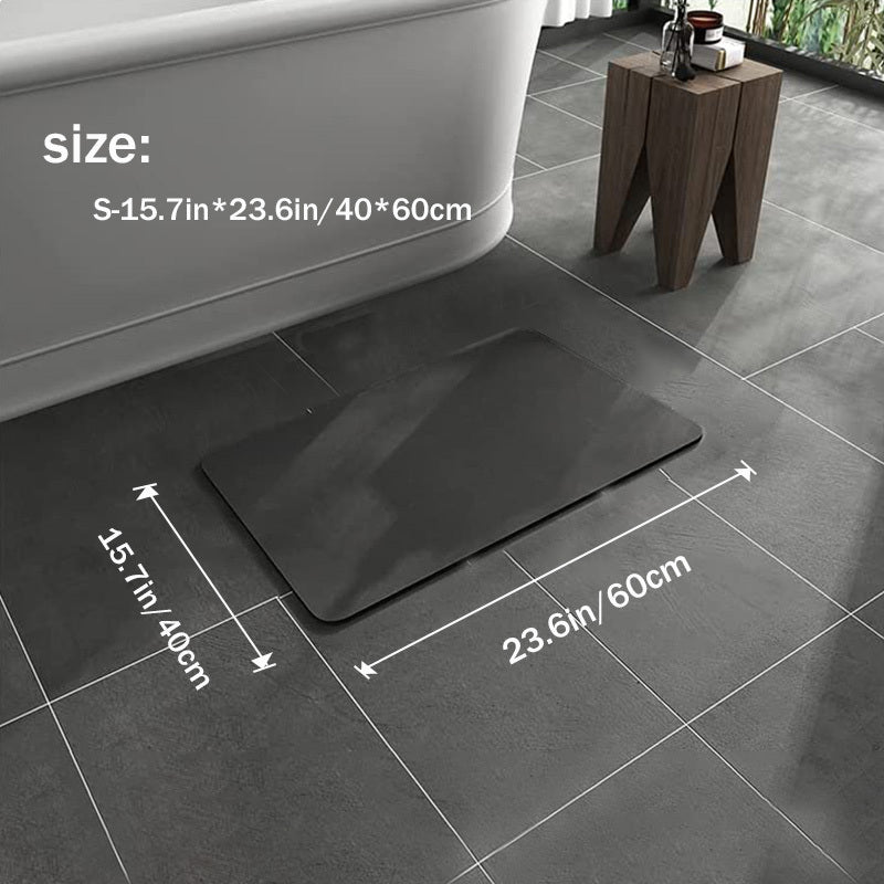 Rutschfeste Badematte aus Diatomeenschlamm – Schnelltrocknend und Pflegeleicht, 40 x 60 cm, Elegantes Badezimmerdesign 10