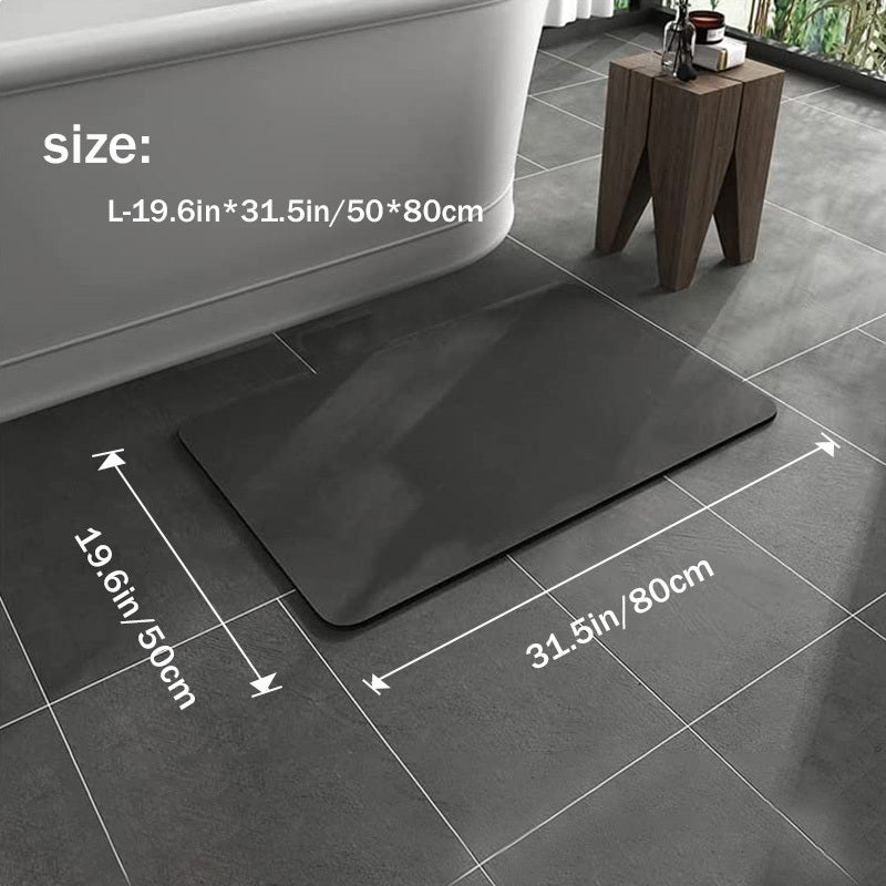 Rutschfeste Badematte aus Diatomeenschlamm – Schnelltrocknend und Pflegeleicht, 40 x 60 cm, Elegantes Badezimmerdesign 12