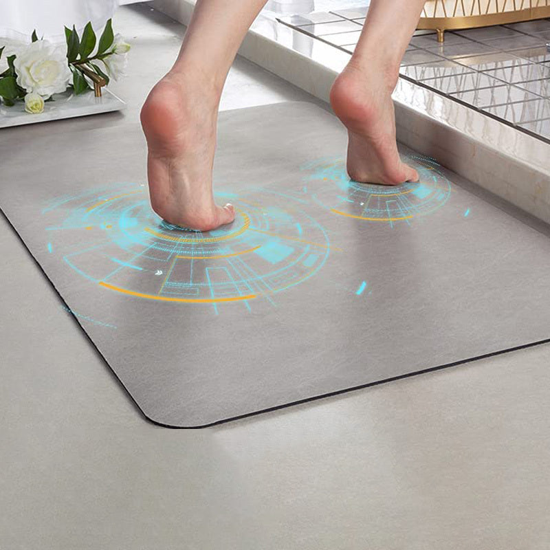 Rutschfeste Badematte aus Diatomeenschlamm – Schnelltrocknend und Pflegeleicht, 40 x 60 cm, Elegantes Badezimmerdesign 4