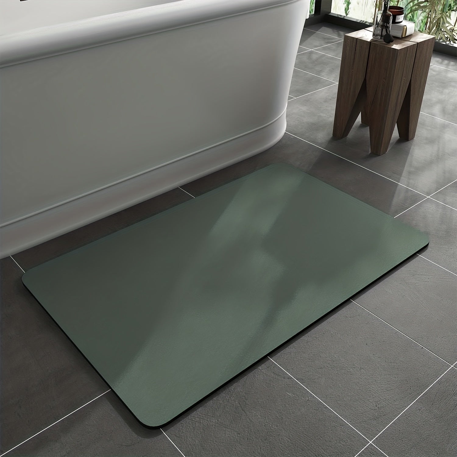 Rutschfeste Badematte aus Diatomeenschlamm – Schnelltrocknend und Pflegeleicht, 40 x 60 cm, Elegantes Badezimmerdesign 7