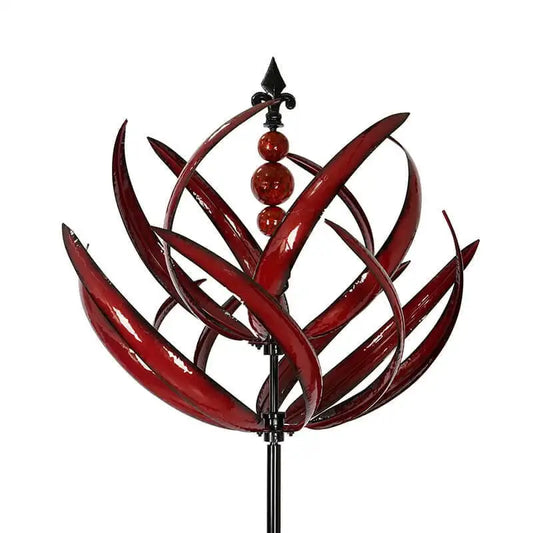 Harlow Wind-Powered Kinetic Garden Sculpture – Elegant Metal Wind Spinner