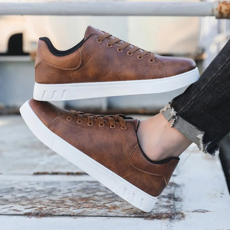 Herrenschuhe Klassisch Schwarz Größe 42 Leder-3