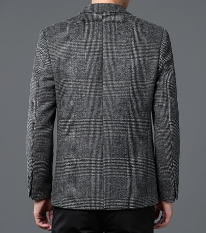 Eleganter Herren Blazer - Kariertes Sakko, Vielseitig & Bequem für Jeden Anlass-6