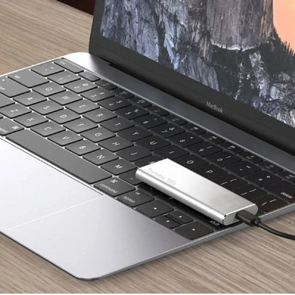 External Hard Drive 4 TB Ultra Thin – Portable USB-C Storage Solution for Fast Data Transfer and Durability
