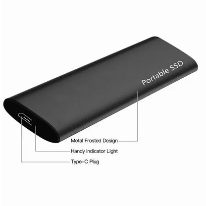 External Hard Drive 4 TB Ultra Thin – Portable USB-C Storage Solution for Fast Data Transfer and Durability