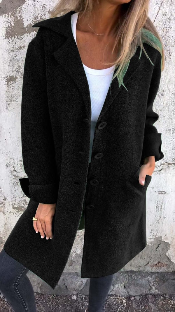 Sabrina | Langer Damenmantel aus Wollmischung mit zeitlos elegantem Stil 7