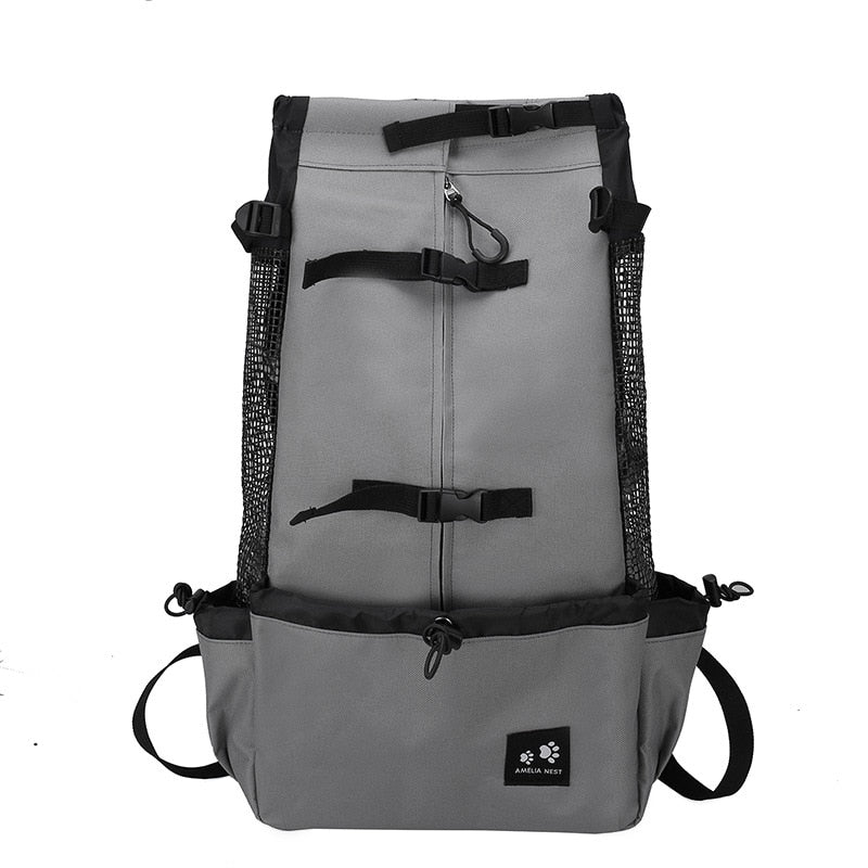 Safepaws – Robuste Hundereisetasche mit Seitentasche für Katzen und Hunde 9