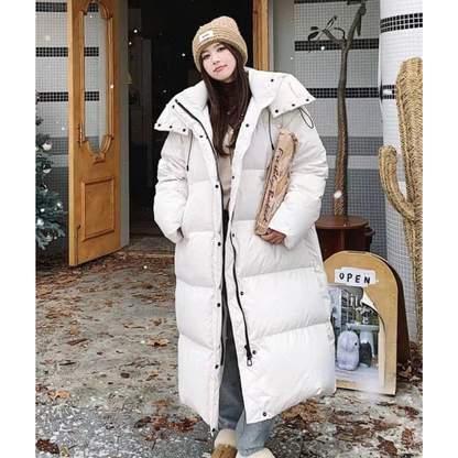 Savannah | Isolierte, lange Pufferjacke für Damen mit warmer Winterjacke 2