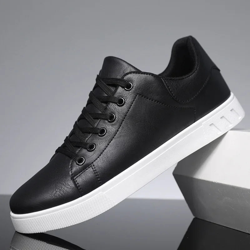 Variant image for Herren Sneaker Braun Größe 42 Leder mit Weißer Sohle-9