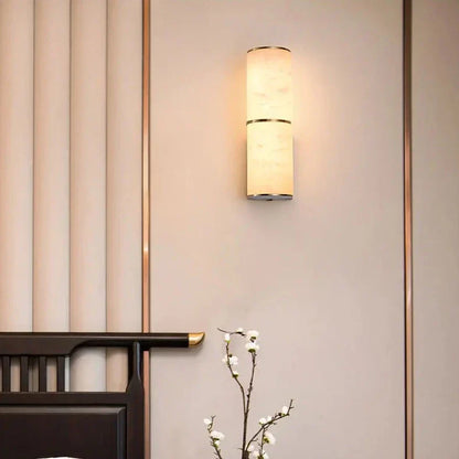 SteinSchimmer – Sophisticated Wall Lamp made of Natural Stone