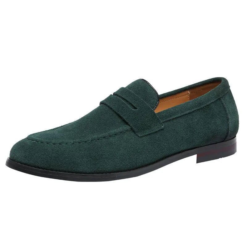 Herren Slipper Braun Größe 42 Leder - Schlupfschuhe für Komfort und Stil-6