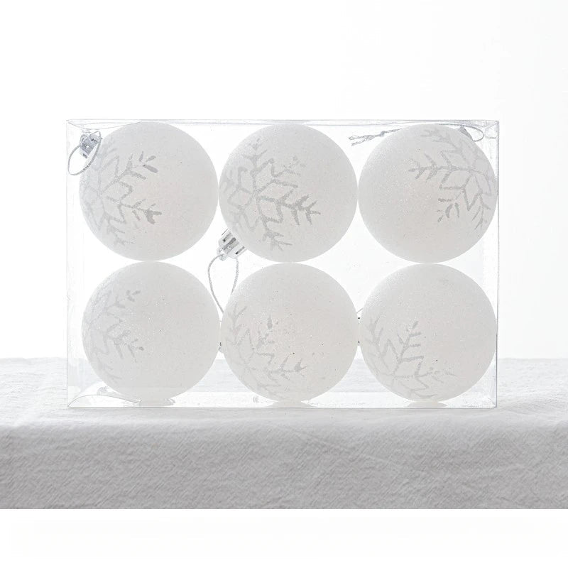 Schneekugeln | Hängende Weihnachtskugel-Dekorationen 8