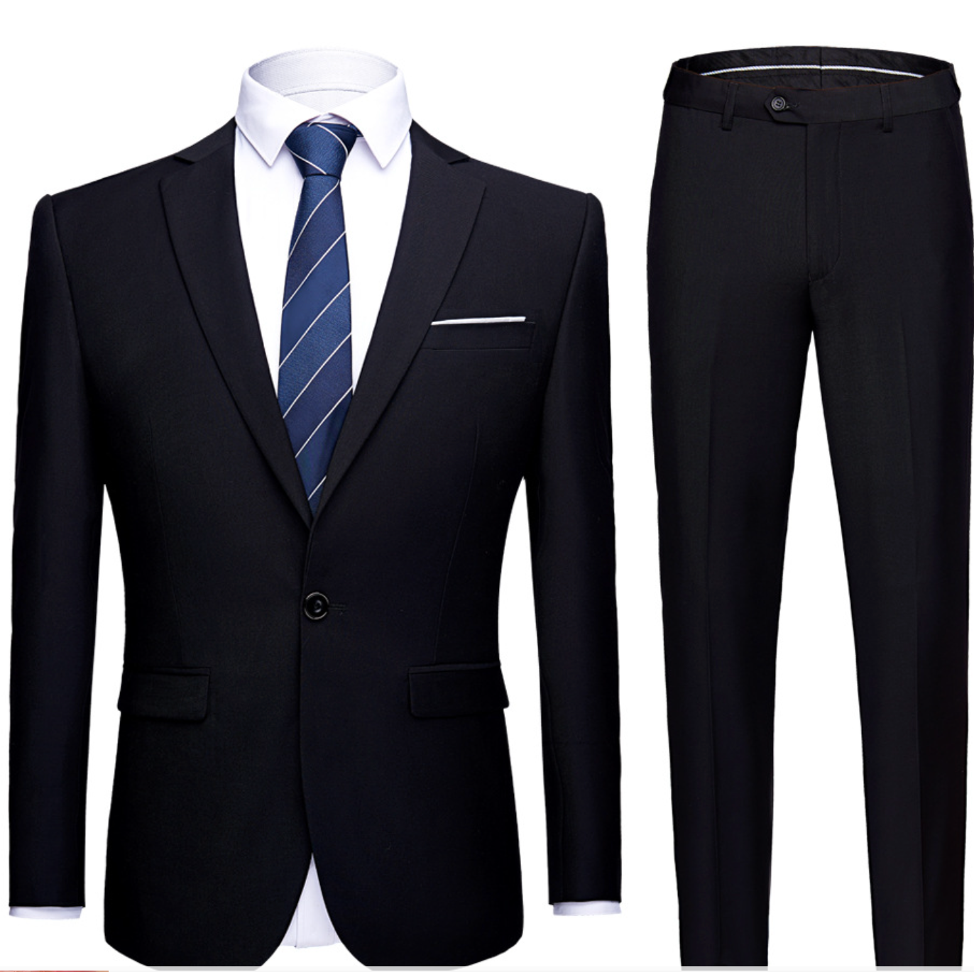 Variant image for Eleganter Herrenanzug - 2-teiliger Anzug mit Blazer und Hose für Business-Anlässe-9