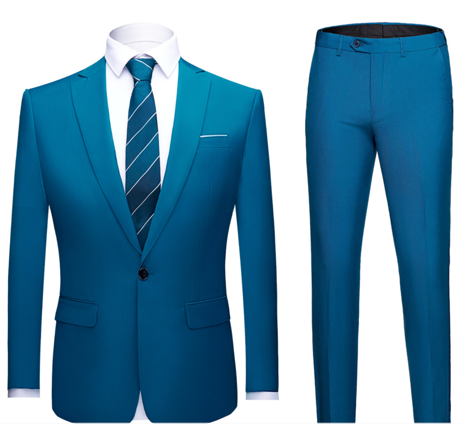 Variant image for Eleganter Herrenanzug - 2-teiliger Anzug mit Blazer und Hose für Business-Anlässe-33