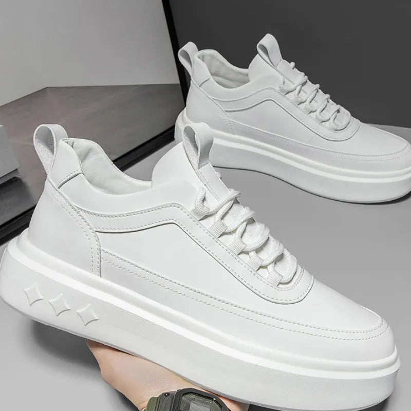 Herren Sneaker Weiß Größe 42 Atmungsaktiv Komfortabel-5
