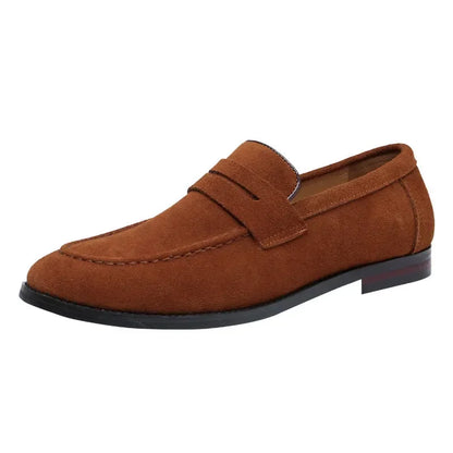 Herren Slipper Braun Größe 42 Leder - Schlupfschuhe für Komfort und Stil-4