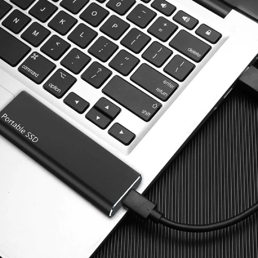 External Hard Drive 4 TB Ultra Thin – Portable USB-C Storage Solution for Fast Data Transfer and Durability