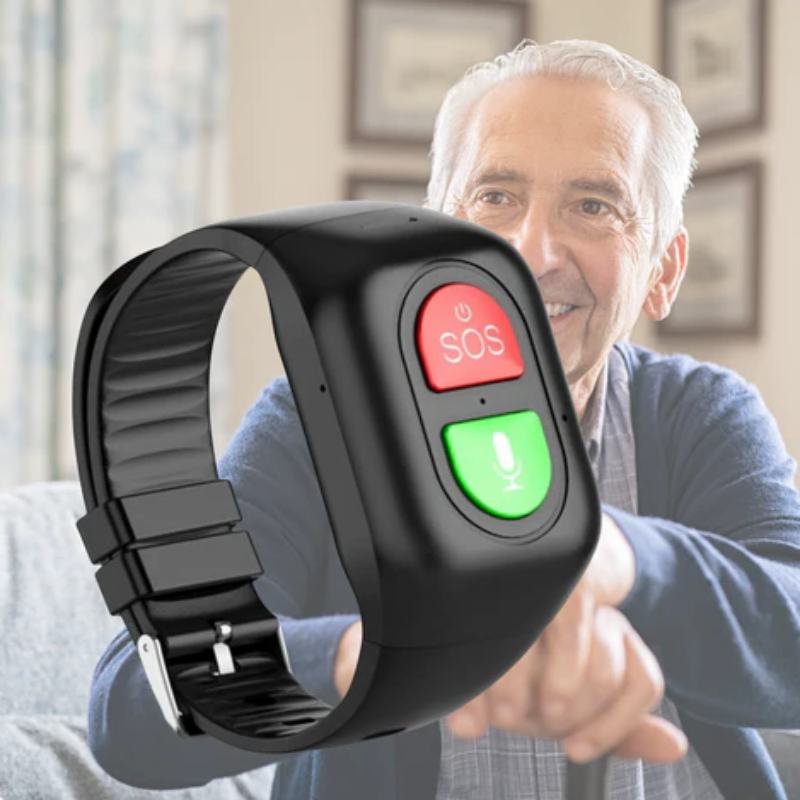 Senioren Smartwatch 4G mit SOS Alarm Gesundheitsmonitoring IPX7 Wasserdicht 1