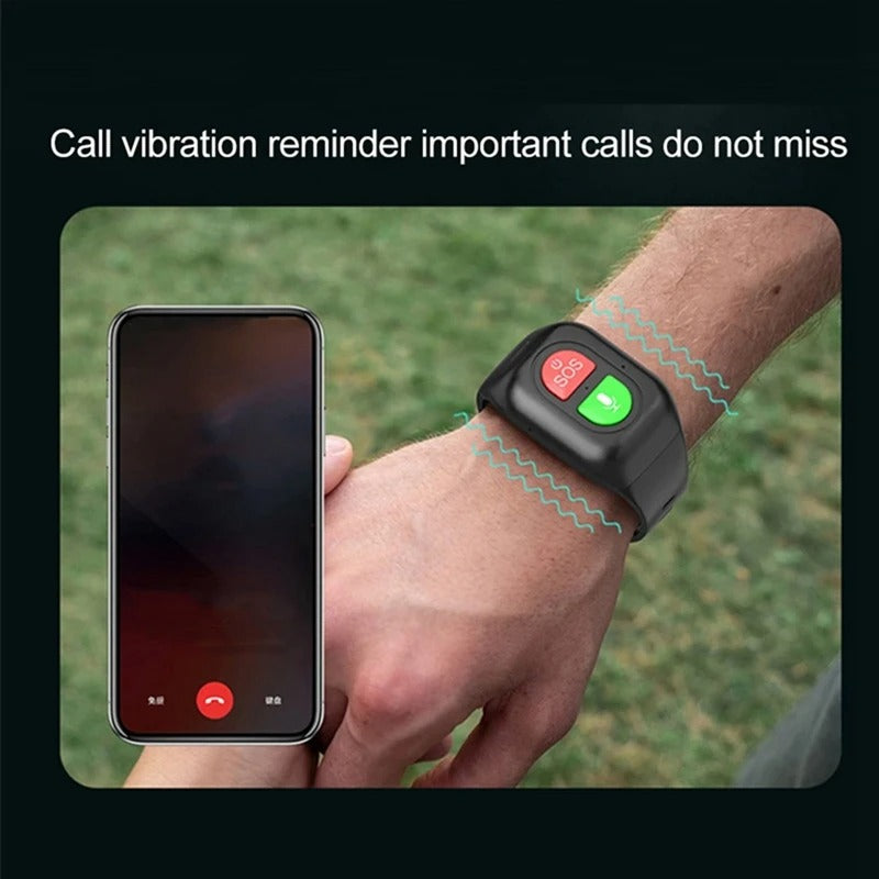 Senioren Smartwatch 4G mit SOS Alarm Gesundheitsmonitoring IPX7 Wasserdicht 6