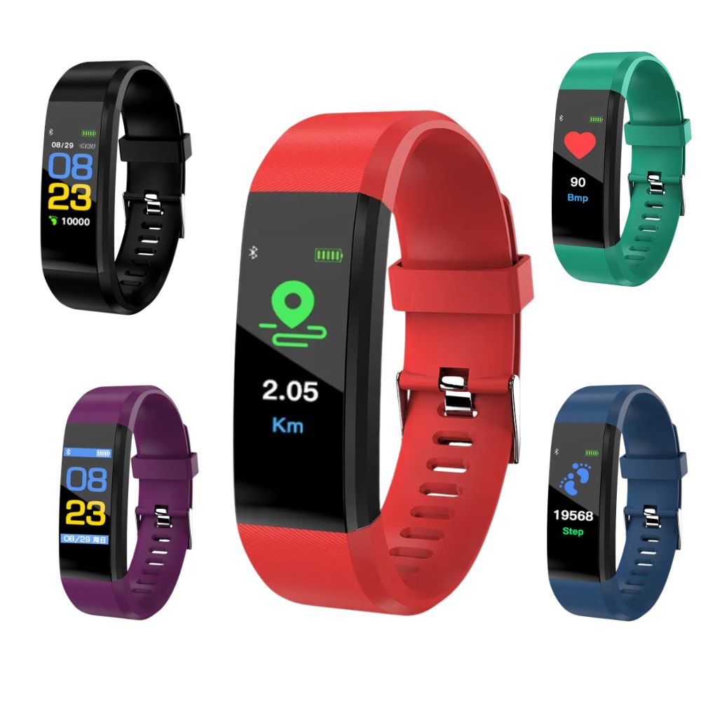 Senioren Smartwatch Gesundheitsmonitor Herzfrequenz Schrittzähler Schlafüberwachung Wasserbeständig 10
