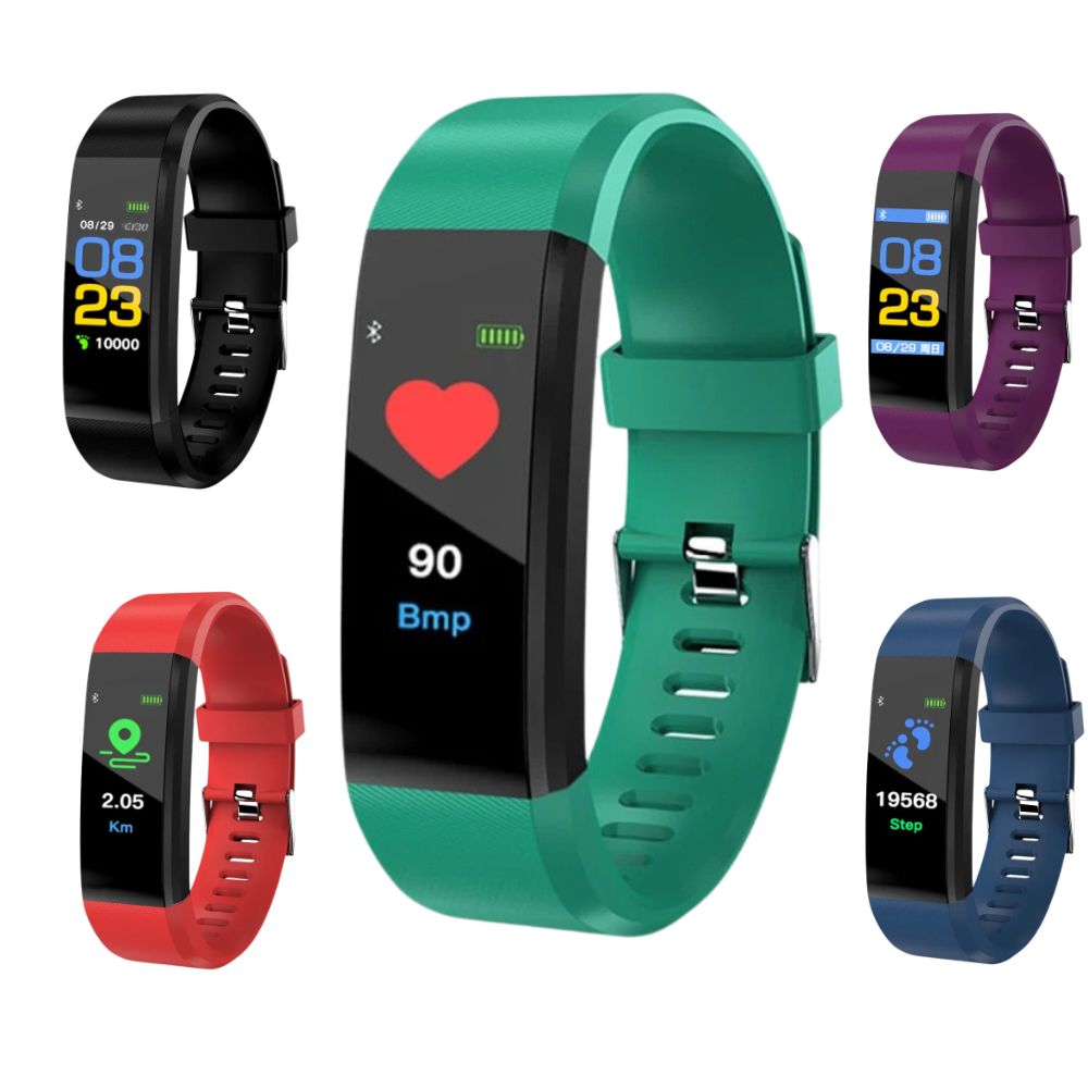 Senioren Smartwatch Gesundheitsmonitor Herzfrequenz Schrittzähler Schlafüberwachung Wasserbeständig 12