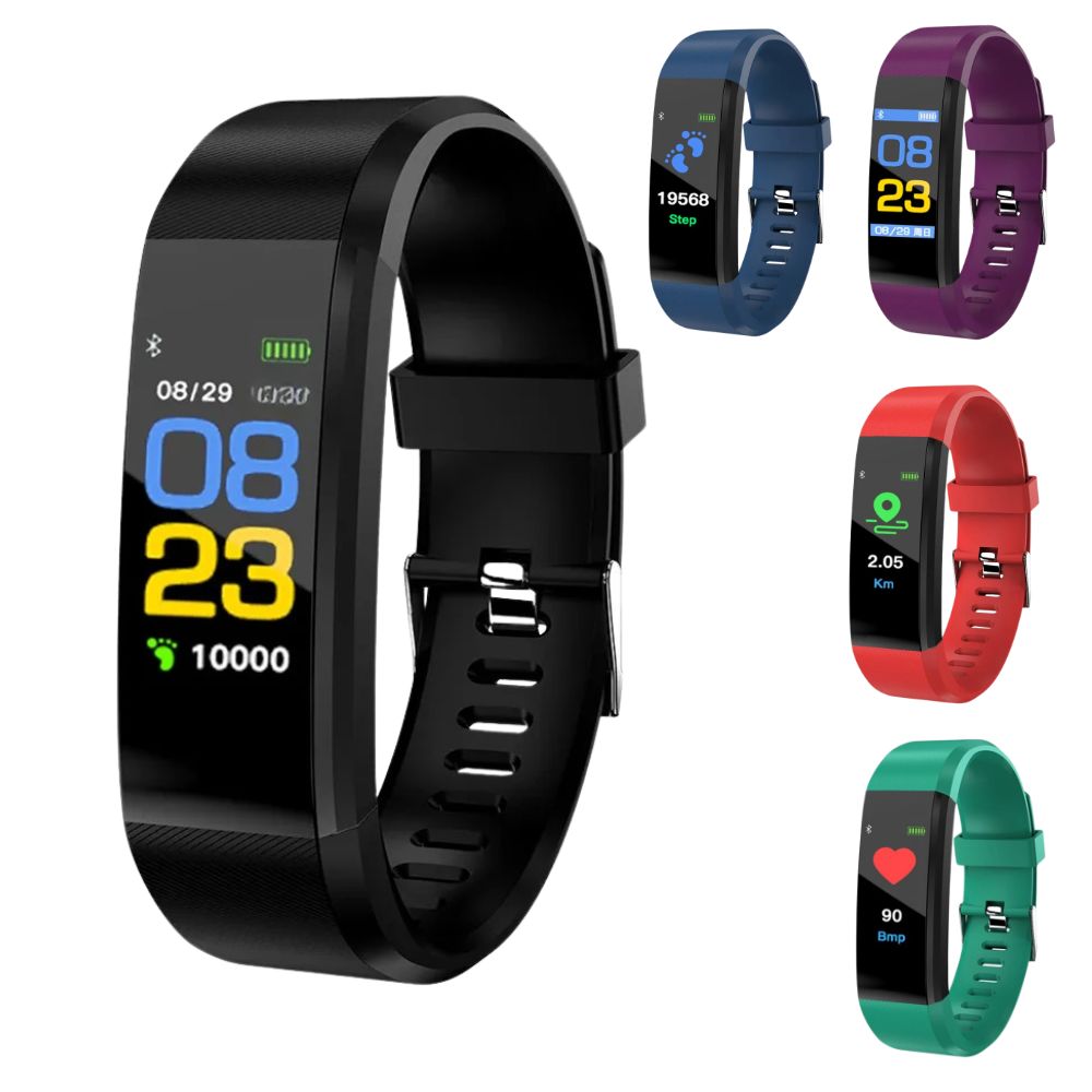 Senioren Smartwatch Gesundheitsmonitor Herzfrequenz Schrittzähler Schlafüberwachung Wasserbeständig 9