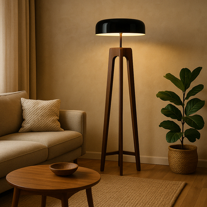 SkandiGlow | Minimalistische skandinavische Stehlampe 1