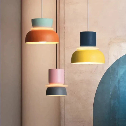 SkandiHue – Moderne Macaron Pendelleuchte 1