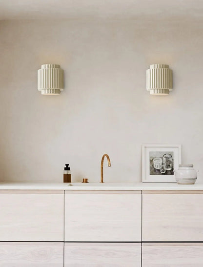 Skandinavische LED Wandleuchte PureBeam mit Gestreiftem Design – Energieeffiziente Wandlampe für Innenräume 6