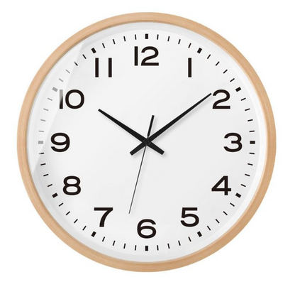 Skandinavische Wanduhr aus Holz – Modernes Design in Eiche, Walnuss und Buche, Präzises Quartz-Uhrwerk, Minimalistisch und Elegant 1