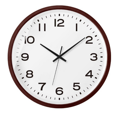 Skandinavische Wanduhr aus Holz – Modernes Design in Eiche, Walnuss und Buche, Präzises Quartz-Uhrwerk, Minimalistisch und Elegant 2