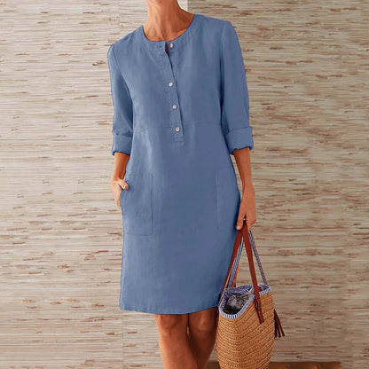 Variant image for ELISA - Bequemes Sommerkleid Damen aus Nachhaltigem Polyester, Lang und Atmungsaktiv-22